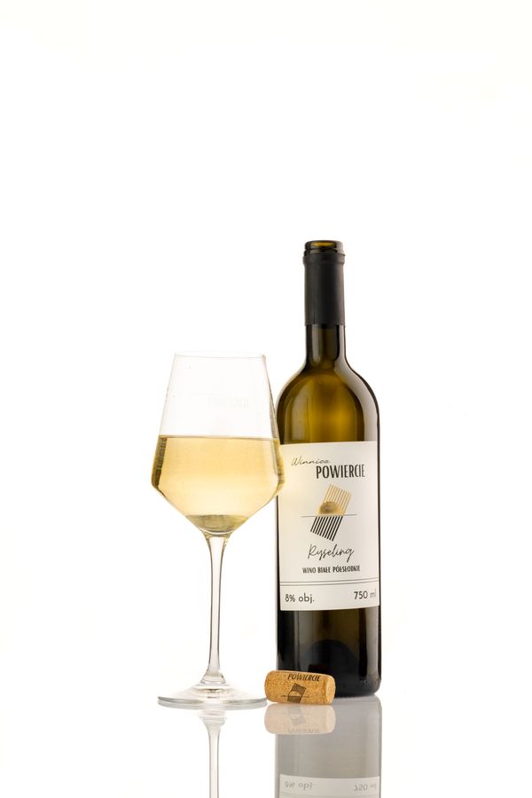 Wino białe półsłodkie Riesling