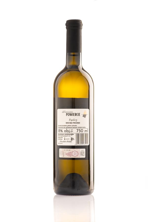 Wino białe półsłodkie Riesling